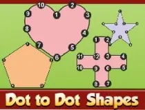 Dot To Dot Shapes Kids E...
