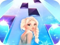 Elsa Game Piano Tiles : ...