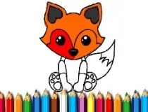 Fox Coloring Book